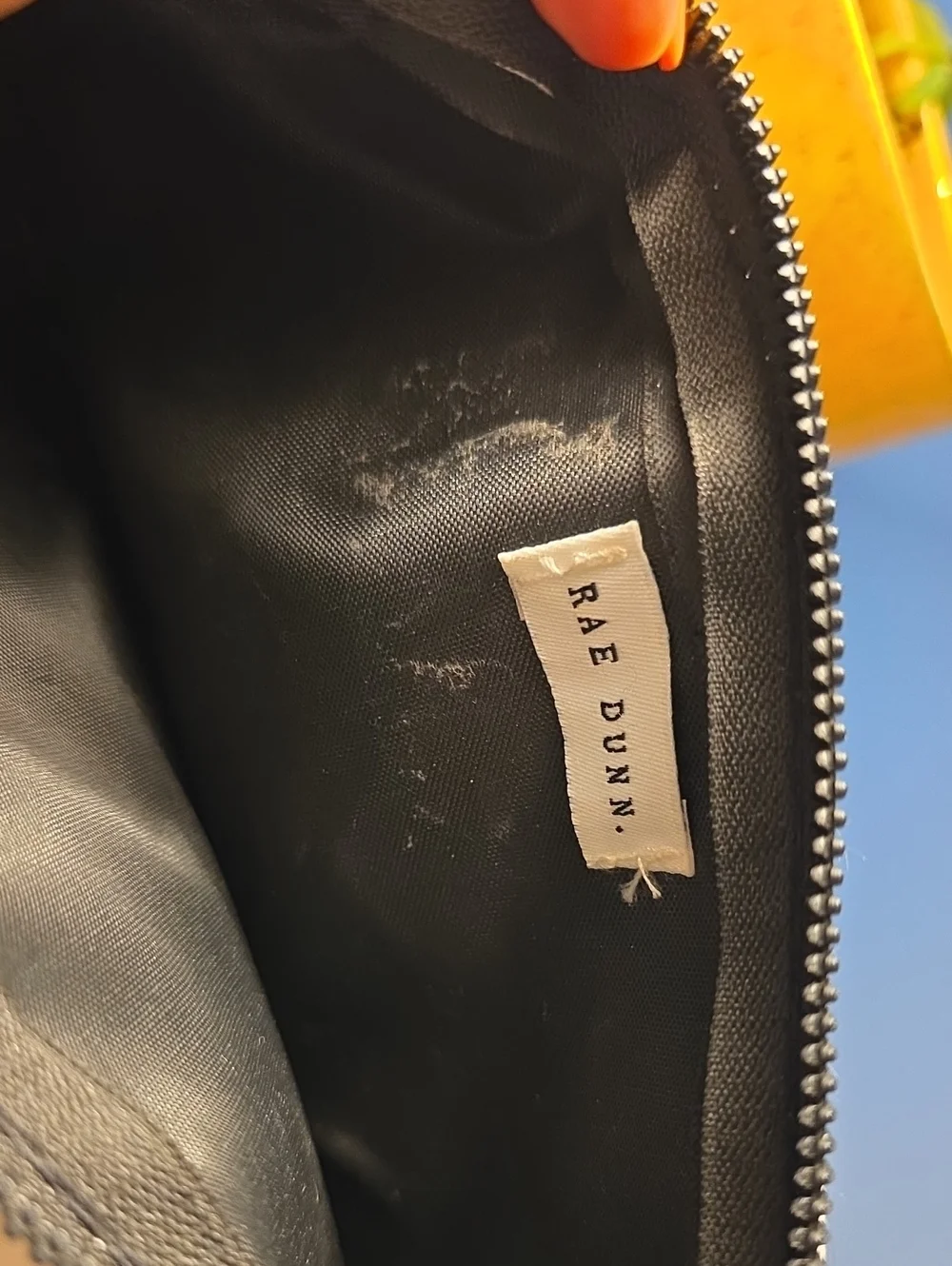 Rae Dunn Good Vibes Makeup Bag